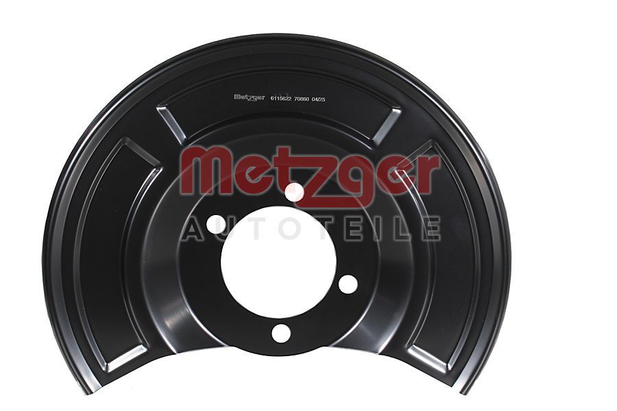 protectie stropire,disc frana METZGER 6115622
