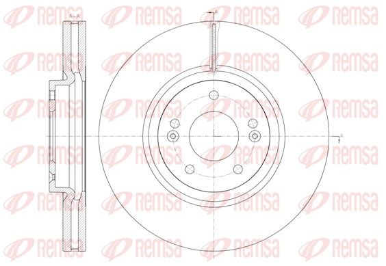 Brzdový kotouč REMSA 61462.10