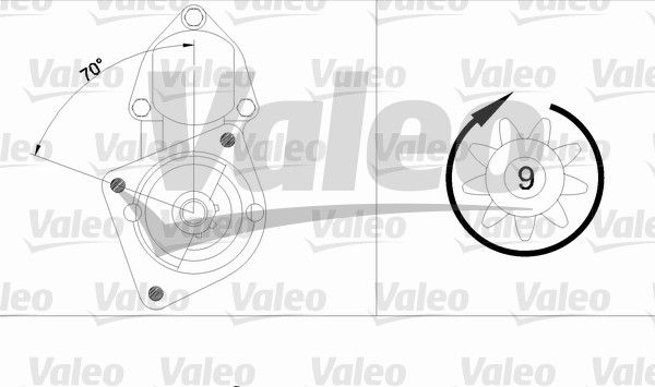 Rozrusznik VALEO 433278