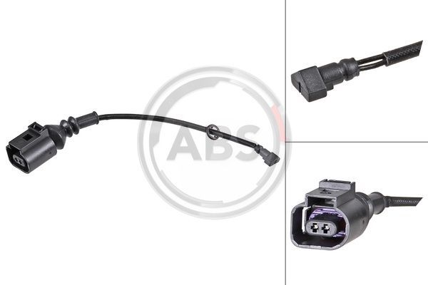 Styk ostrzegawczy, zużycie okładzin hamulcowych A.B.S. 39425