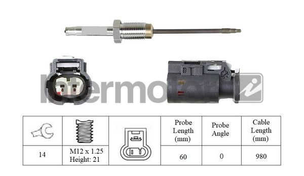 czujnik, temperatura spalin INTERMOTOR 27414