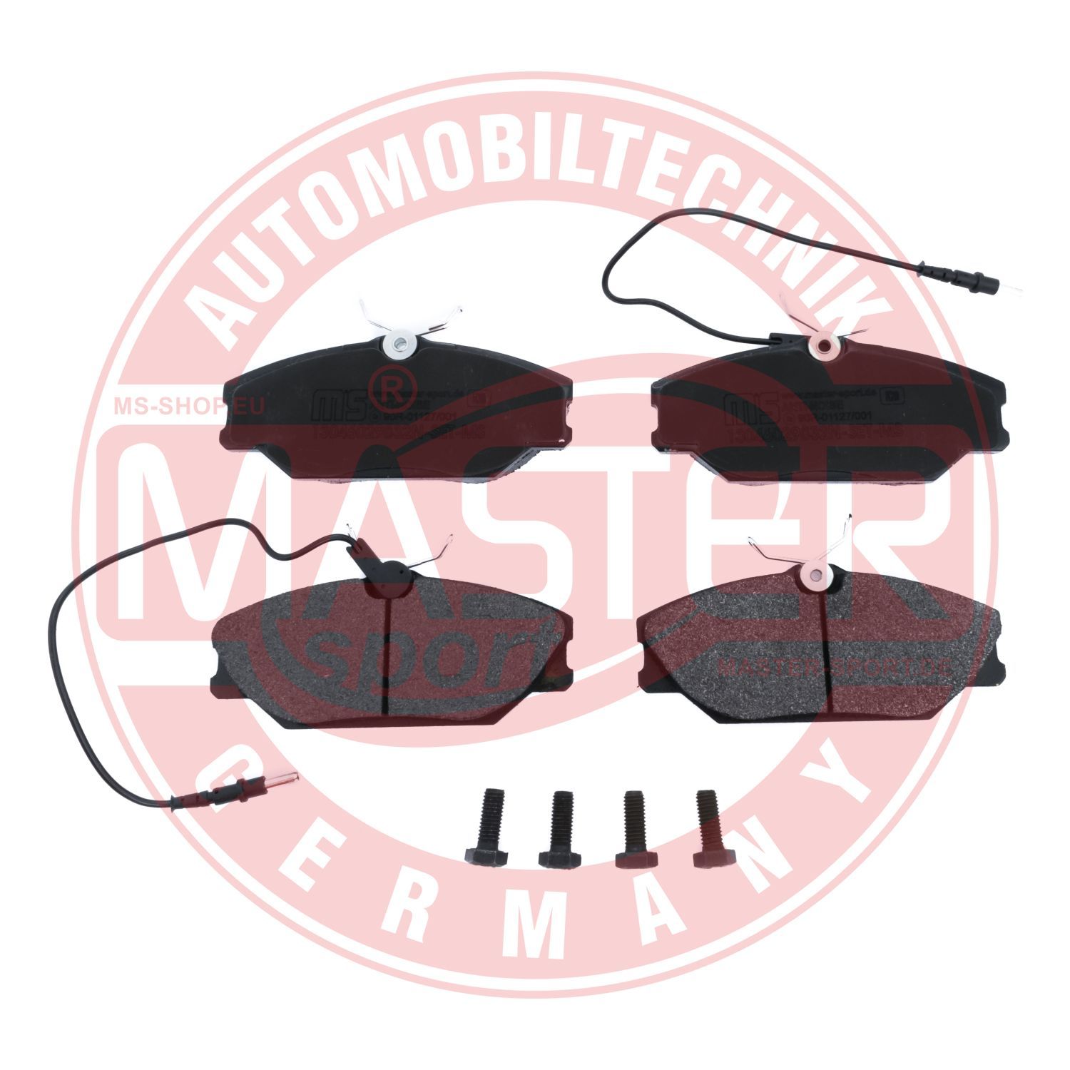 Zestaw klocków hamulcowych, hamulce tarczowe MASTER-SPORT GERMANY 13046029832N-SET-MS