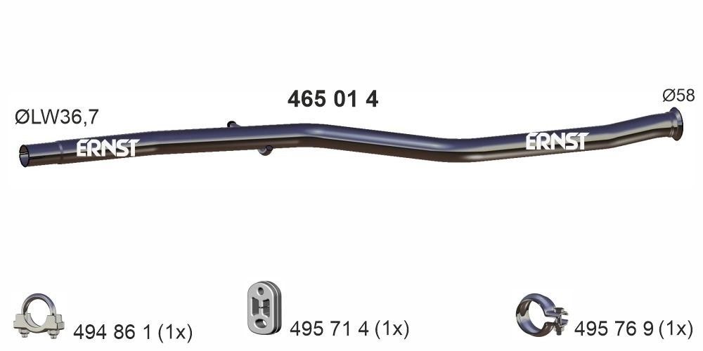 Racord evacuare ERNST 465014