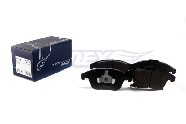 Levně Sada brzdových destiček, kotoučová brzda TOMEX Brakes 17-75