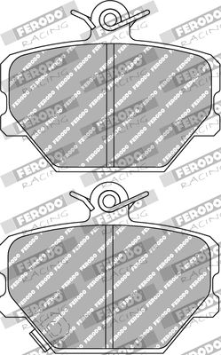 Zestaw klocków hamulcowych, hamulce tarczowe FERODO RACING FDS1162