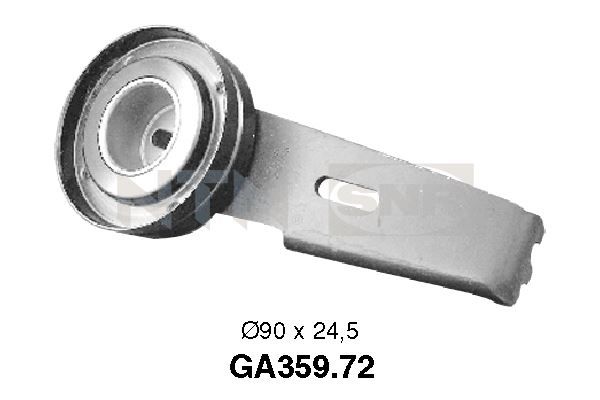 Napínací kladka, žebrovaný klínový řemen SNR GA359.72