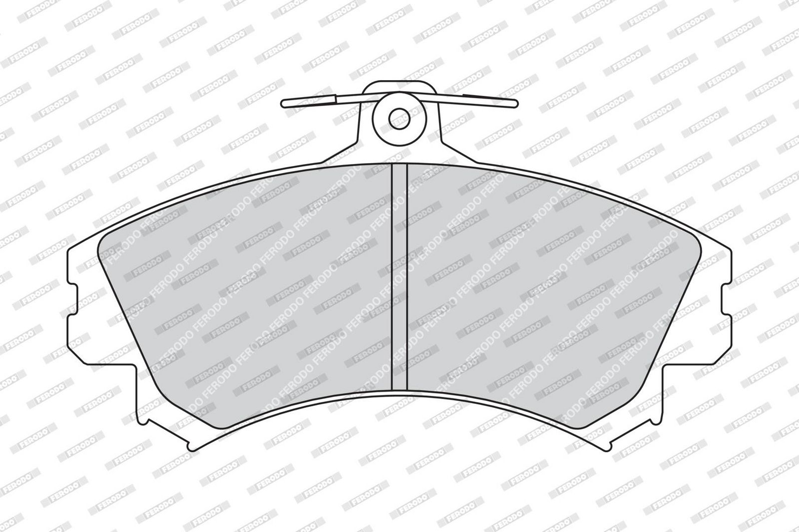 Комплект тормозных колодок, дисковый тормоз