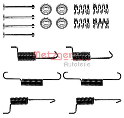 set accesorii, saboti frana parcare METZGER 105-0823