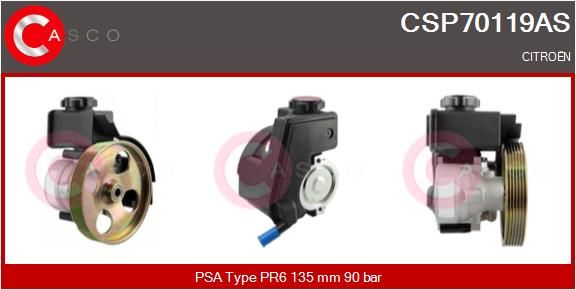 Levně Hydraulické čerpadlo, řízení CASCO CSP70119AS