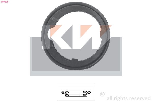 Uszczelka, termostat KW 590 530