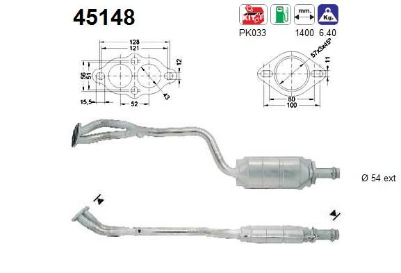Katalizator AS 45148