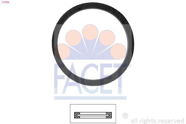 Uszczelka, termostat FACET 7.9708