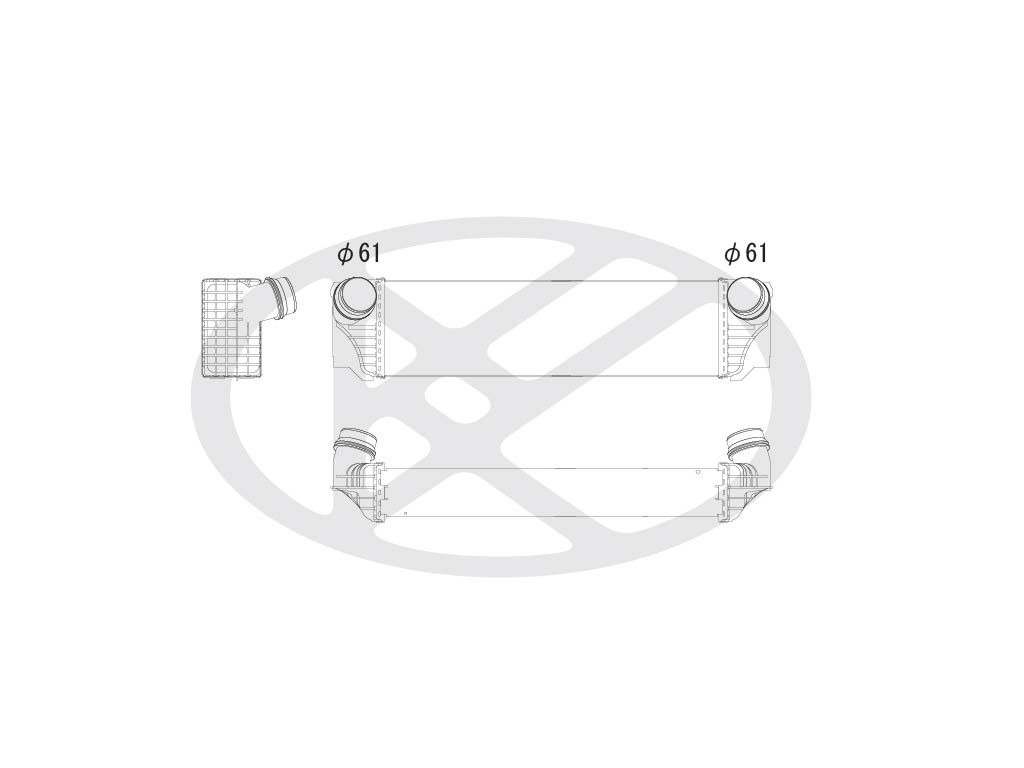 Intercooler, compresor KOYORAD IA420110