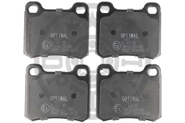 Zestaw klocków hamulcowych, hamulce tarczowe OPTIMAL BP-09423