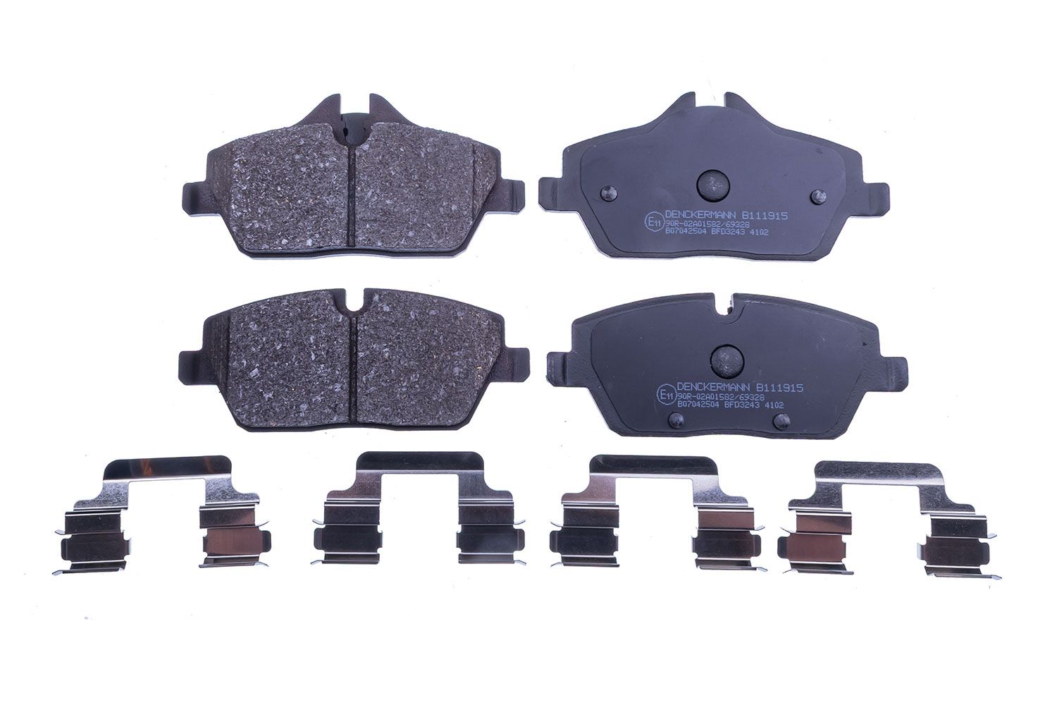 set placute frana,frana disc DENCKERMANN B111915