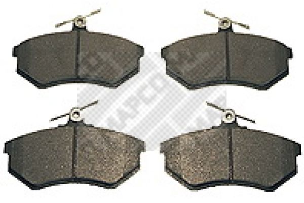 Zestaw klocków hamulcowych, hamulce tarczowe MAPCO 6390