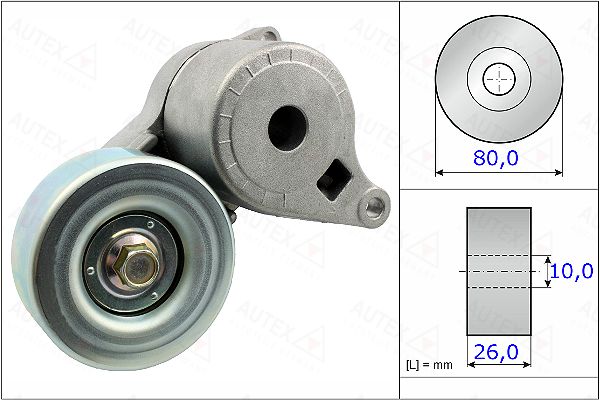 Napinacz paska klinowego wielorowkowego AUTEX 654996