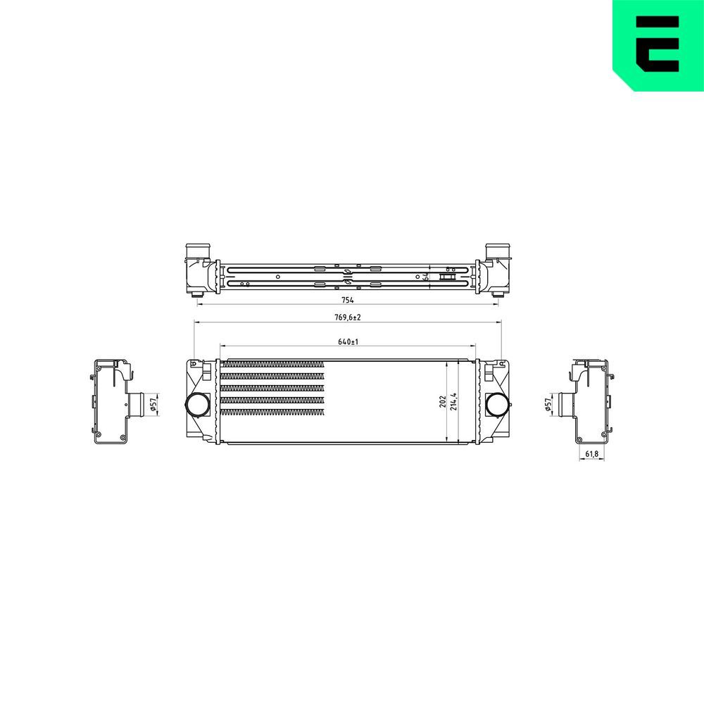 Intercooler, compresor ERA 672013