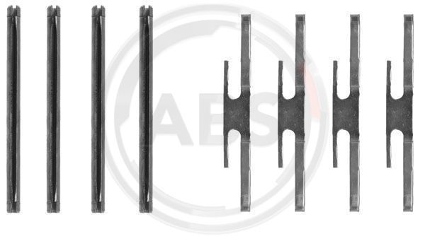 Zestaw akcesoriów, klocki hamulcowe A.B.S. 1072Q