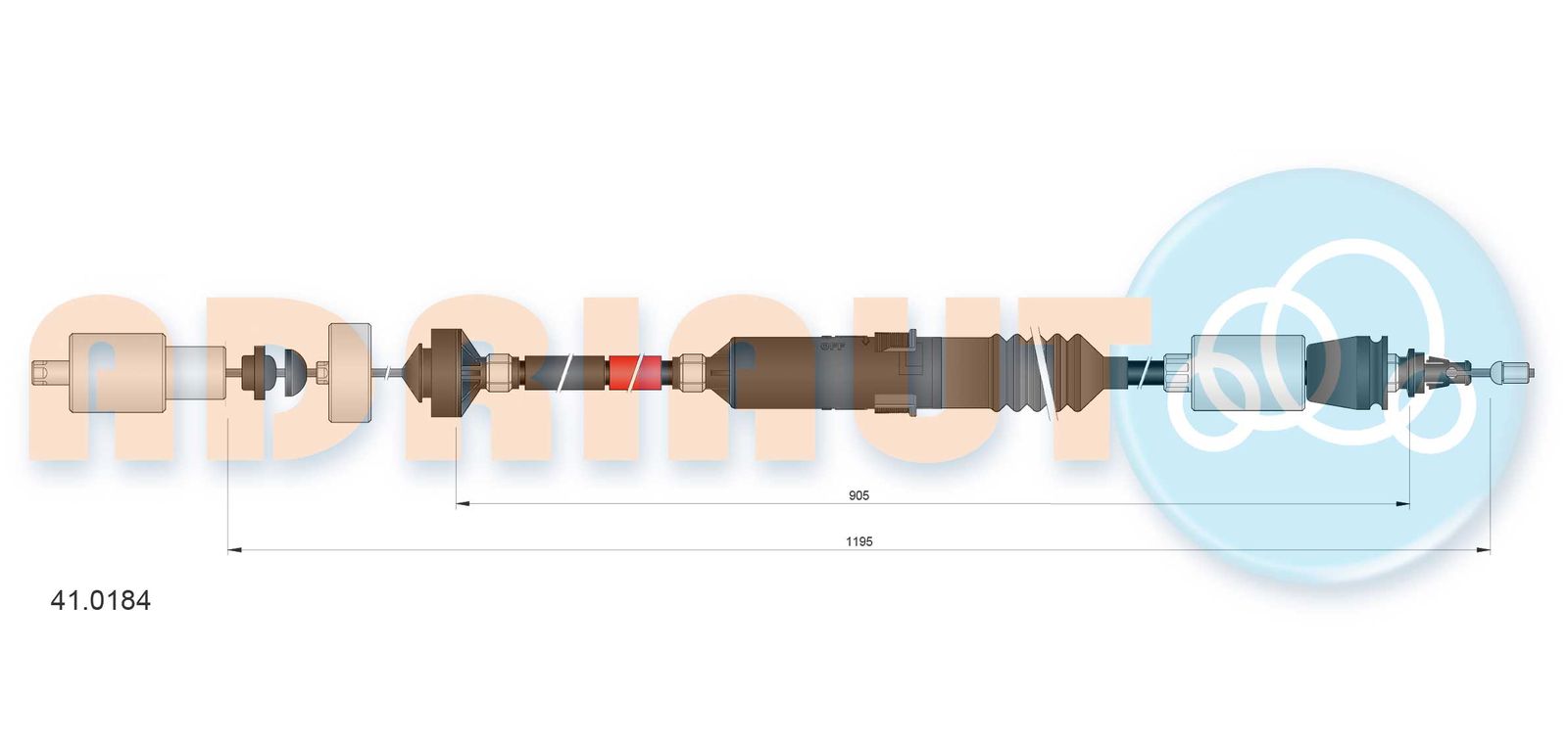 Cablu ambreiaj ADRIAUTO 41.0184