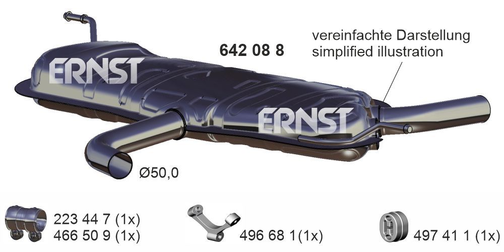 Toba esapament finala ERNST 642088