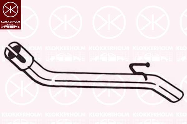 Rura wydechowa KLOKKERHOLM 750-323