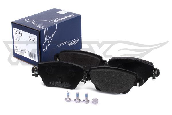 Levně Sada brzdových destiček, kotoučová brzda TOMEX Brakes 12-59