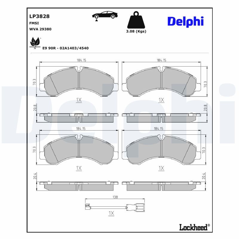 DELPHI LP3828