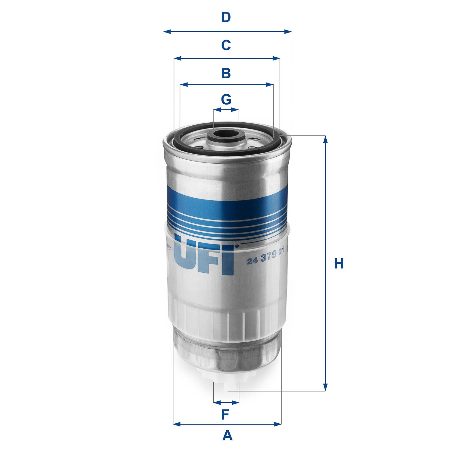 Palivový filter UFI 24.379.01