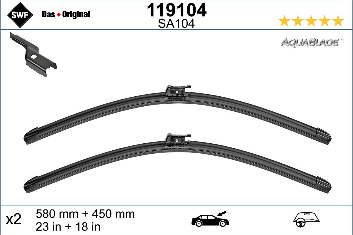 lamela stergator SWF DAS ORIGINAL AQUABLADE 119104