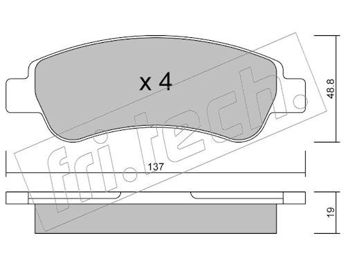 Piduriklotsi komplekt,ketaspidur