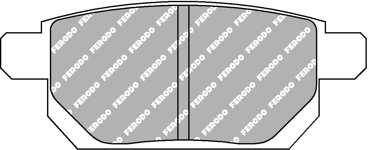set placute frana,frana disc FERODO RACING FCP4430H