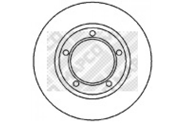 Tarcza hamulcowa MAPCO 15682