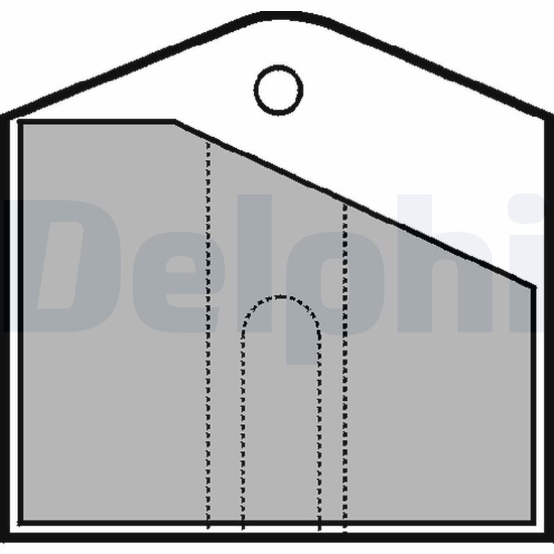 Zestaw okładzin hamulcowych, hamulec postojowy tarczowy DELPHI LP553