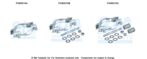 Zestaw montażowy, katalizator BM CATALYSTS FK80074