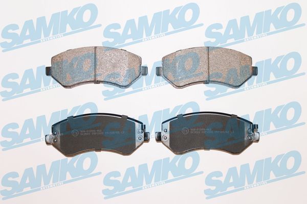 Sada brzdových destiček, kotoučová brzda SAMKO 5SP1005