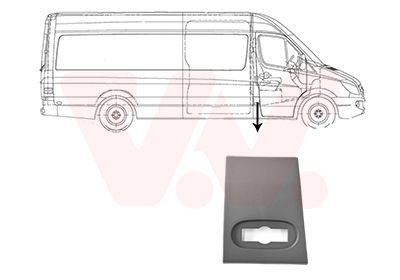 Listwa ozdobna / ochronna, sciana boczna VAN WEZEL 3077418