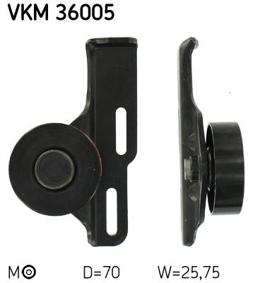 Rolka napinacza, pasek klinowy wielorowkowy SKF VKM 36005
