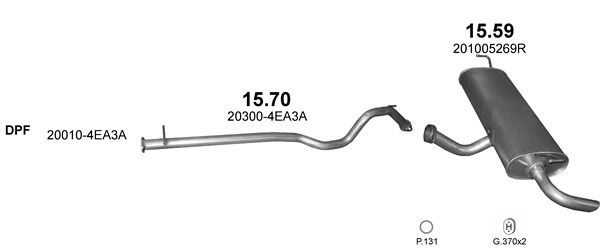 Układ wydechowy POLMO POLMO40018