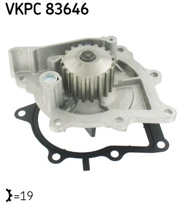 Pompa wody, chłodzenie silnika SKF VKPC 83646