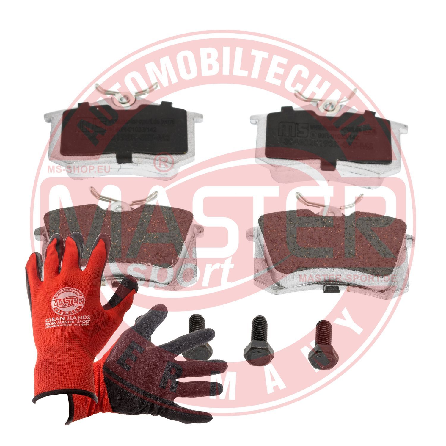Zestaw klocków hamulcowych, hamulce tarczowe MASTER-SPORT GERMANY 13046028192K-SET-MSP