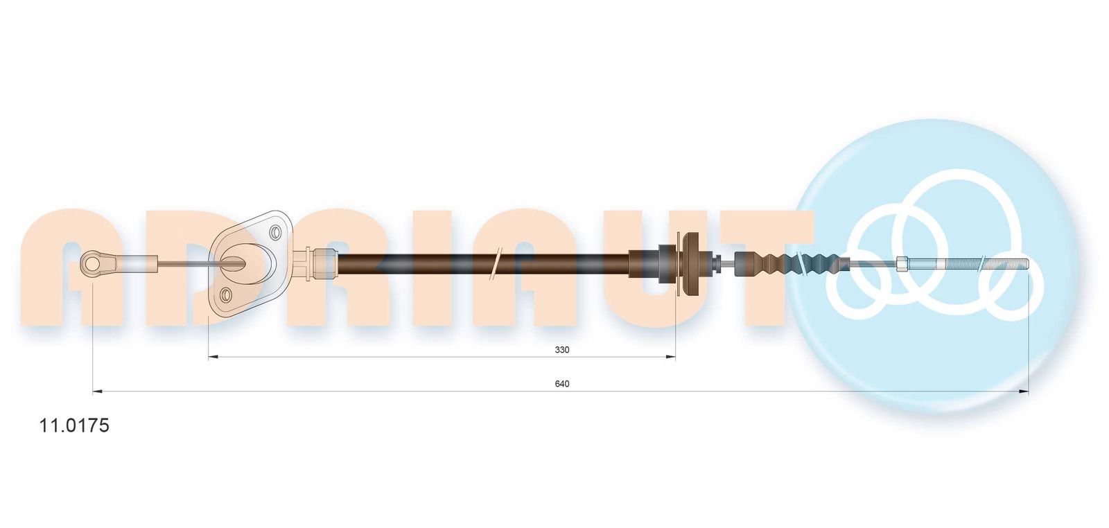 Cablu ambreiaj ADRIAUTO 11.0175