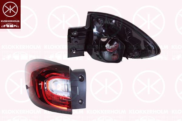Lampa tylna zespolona KLOKKERHOLM 60140714