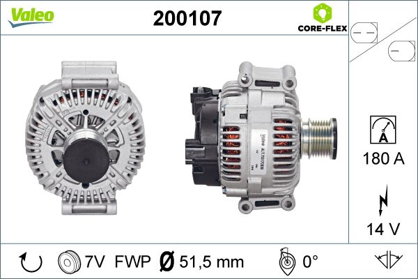 Alternator VALEO 200107