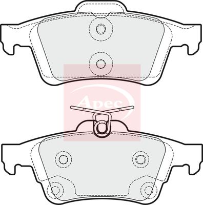 Apec - Rear Brake Pad Set