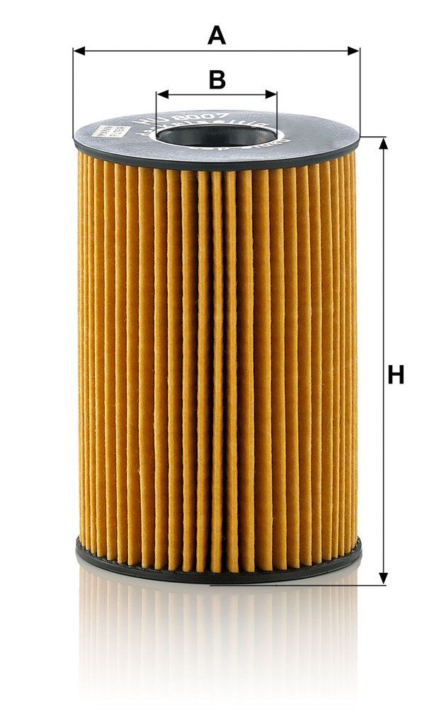 Levně Olejový filtr MANN-FILTER HU 8007 z