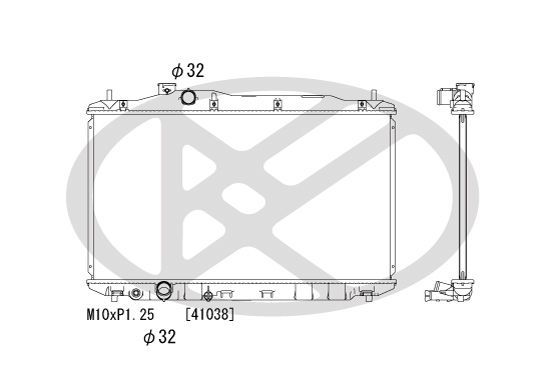 Radiator, racire motor KOYORAD PL082070