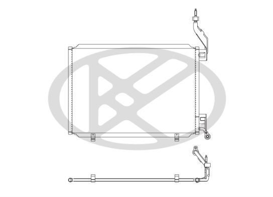 Condensator, climatizare KOYORAD CD320688