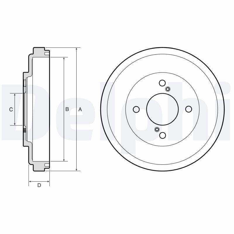 Tambur frana DELPHI BF673