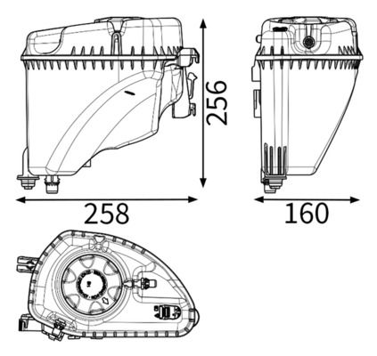 Vase d'expansion, liquide de refroidissement